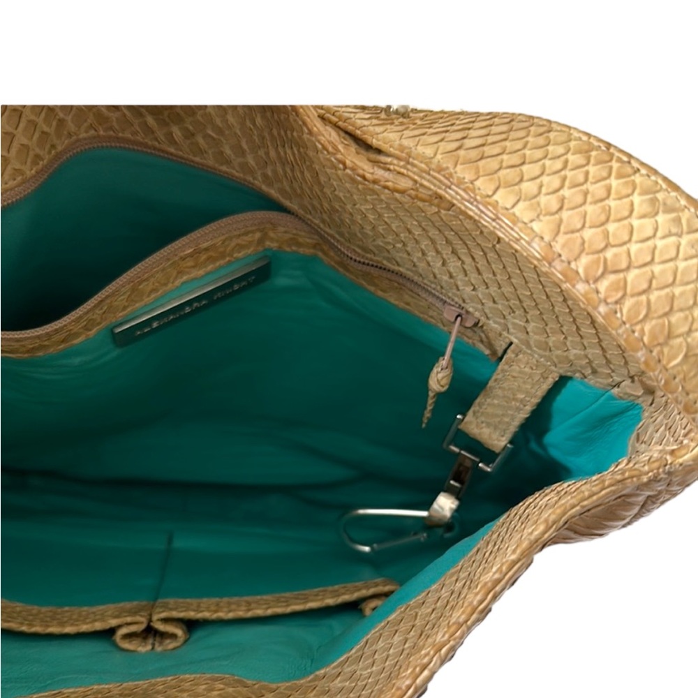 Alexandra Knight Authentic Python Hobo Handbag - Picture 7 of 7